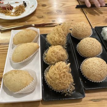 Ten Ten Chinese Seafood - Mixed fried dumplings, beehive fried taro and sesame balls - Seafood Near Me - Sunrise, Florida Ten Ten Chinese Seafood - Mixed fried dumplings, beehive fried taro and sesame balls - Seafood Near Me - Sunrise, Florida