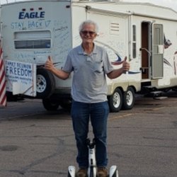 I traveled the country with my new freedom of travel and mobility.