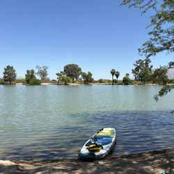 Christopher Columbus Park - There's multiple beaches to get in and out.