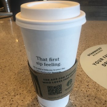 Starbucks - a coffee cup with a wrap around it - Coffee & Tea Near Me - Gulf Breeze, Florida Starbucks - a coffee cup with a wrap around it - Coffee & Tea Near Me - Gulf Breeze, Florida