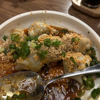 Northern Cafe - Pork Wontons in Chili Oil - Chinese Near Me - Long Beach, California
