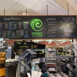 Ring Bros. Marketplace - Juice bar menu