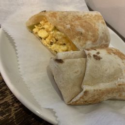 Veggie egg burrito Veggie egg burrito