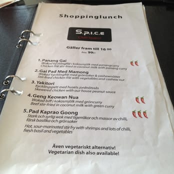 Spice - Lunch Special - Thai Near Me - Göteborg, O