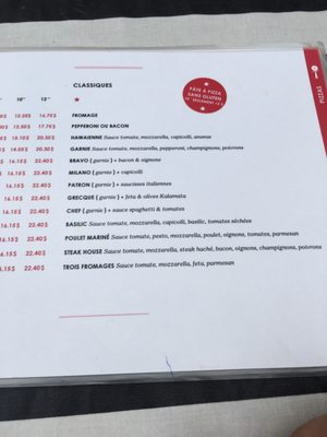 Menu photo 2 Milano Restaurant Pizza Quebec City, QC Menu photo 2 Milano Restaurant Pizza Quebec City, QC