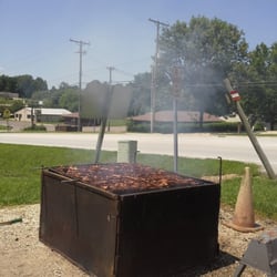 Penn State Chicken - smell that smoke wait look at that smoke