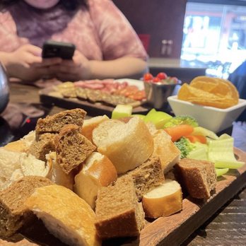 The Melting Pot - Bread and veggie tray - Fondue Near Me - Pittsburgh, Pennsylvania The Melting Pot - Bread and veggie tray - Fondue Near Me - Pittsburgh, Pennsylvania