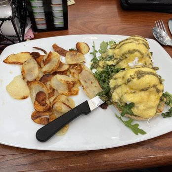 Broken Yolk Cafe - Caprese Benedict. - Breakfast & Brunch Near Me - La Quinta, California Broken Yolk Cafe - Caprese Benedict. - Breakfast & Brunch Near Me - La Quinta, California