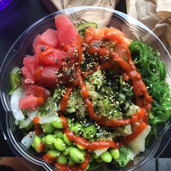 FOB Poke Bar- Seattle - Regular poke with one scoop ahi tuna one scoop salmon - Poke Near Me - Seattle, Washington FOB Poke Bar- Seattle - Regular poke with one scoop ahi tuna one scoop salmon - Poke Near Me - Seattle, Washington