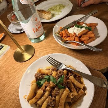 Oro Restaurant - Rigatoni Bolognese and Nduja Alla Vodka - Italian Near Me - Colorado Springs, Colorado Oro Restaurant - Rigatoni Bolognese and Nduja Alla Vodka - Italian Near Me - Colorado Springs, Colorado