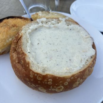 Vivolo's Chowder House - garlic cheese chowder bowl - Seafood Near Me - Pacific Grove, California Vivolo's Chowder House - garlic cheese chowder bowl - Seafood Near Me - Pacific Grove, California