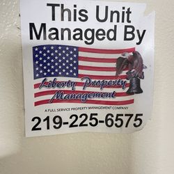 Liberty Property Management - These stickers were all over the property. I wouldn't trust this company to manage my dumpsters.