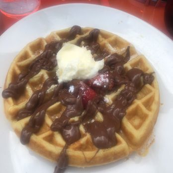 Big Pink - Nutella Walffle - Pizza Near Me - Miami Beach, Florida