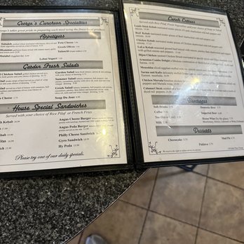 George's Bar & Grill - Menu - Mediterranean Near Me - Fresno, California