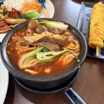 Super Potato - Tomato rib soup with half potato and regular noodles - Chinese Near Me - Milpitas, California Super Potato - Tomato rib soup with half potato and regular noodles - Chinese Near Me - Milpitas, California