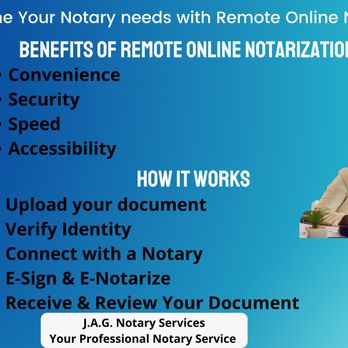 J.A.G. Notary Services - Looking for quick, stress free, secure and convenient Notary service? Give us a call today to learn more. - Notaries Near Me - Crosby, Texas J.A.G. Notary Services - Looking for quick, stress free, secure and convenient Notary service? Give us a call today to learn more. - Notaries Near Me - Crosby, Texas