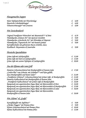Menu photo 1 Bürgelstollen Kronberg, HE Menu photo 1 Bürgelstollen Kronberg, HE
