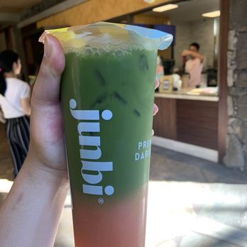 Junbi - Waikiki - Guava matcha latte - Coffee & Tea Near Me - Honolulu, Hawaii Junbi - Waikiki - Guava matcha latte - Coffee & Tea Near Me - Honolulu, Hawaii