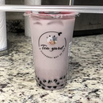 Tea Yard - Taro Milk Tea - Bubble Tea Near Me - Oak Lawn, Illinois