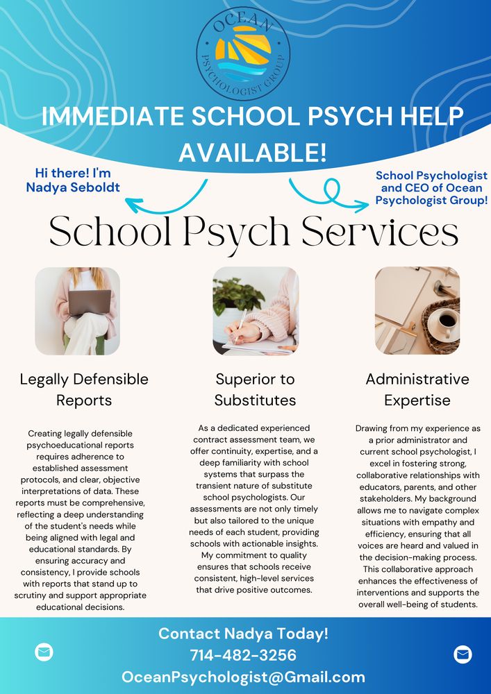 Nadya Seboldt Educational Psychologist - child therapist in Los Alamitos, CA