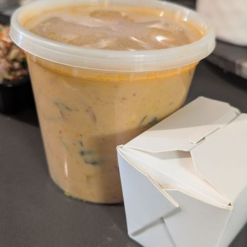 Maya Thai Laos Restaurant - Pumpkin curry with a teeny box of rice! - Thai Near Me - El Sobrante, California Maya Thai Laos Restaurant - Pumpkin curry with a teeny box of rice! - Thai Near Me - El Sobrante, California