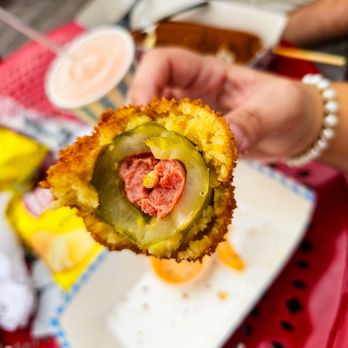 Blue Ribbon Corn Dogs - PICKLE! - Hot Dogs Near Me - Orlando, Florida