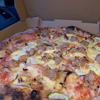 The Carlson Block - Roasted veggies with sausage - Pizza Near Me - Wilkeson, Washington