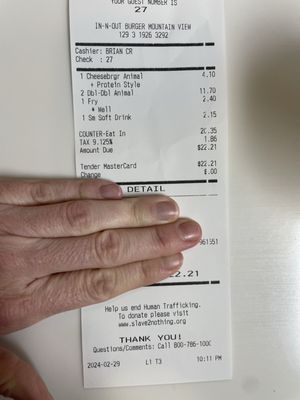 Menu photo 8 In-N-Out Burger Mountain View, CA