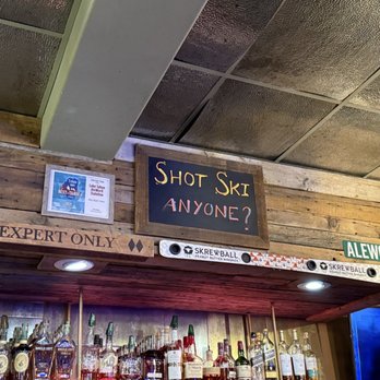 Lake Tahoe AleWorX Stateline - Shot skis! (Interior photo) - Pizza Near Me - Stateline, Nevada