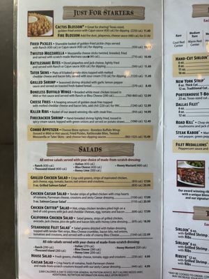 Menu photo 4 Texas Roadhouse Modesto, CA Menu photo 4 Texas Roadhouse Modesto, CA