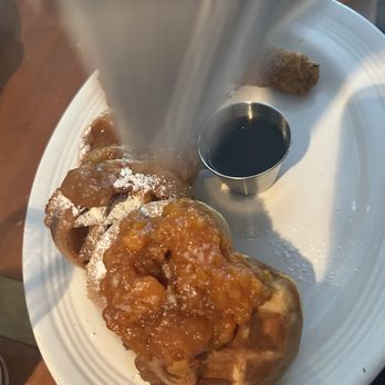 Taste Kitchen + Bar - Chicken and Peach waffles - Breakfast & Brunch Near Me - Houston, Texas