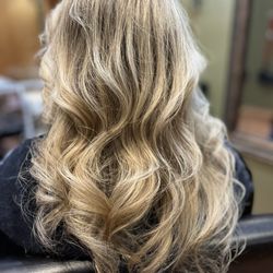 V1 Salon - Full highlights  No hair cut By Christina