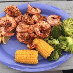 Surfside Shrimp Company Seafood Market - Red shrimp plate