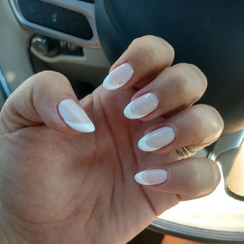 T & T Nail Spa - Modern french on my natural nails. - Nail Salons Near Me - Tarzana, California
