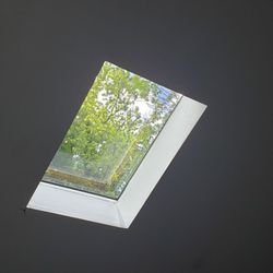 Romano Roofing - Interior view installed skylight.
