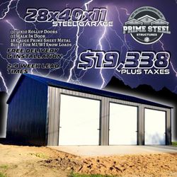 Prime Steel Structures - Storm season is near, are you ready? .         *Fully Customizable         *Engineer Certified            *Snowload Ready MI/WI