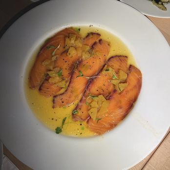 Thanks To Harrison - Carpaccio of fermented salmon - Breakfast & Brunch Near Me - Hollywood, Florida Thanks To Harrison - Carpaccio of fermented salmon - Breakfast & Brunch Near Me - Hollywood, Florida