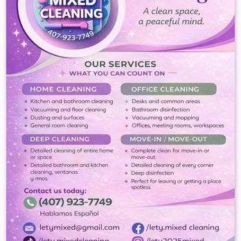 Lety Mixed Cleaning - Office Cleaning Near Me - Altamonte Springs, Florida