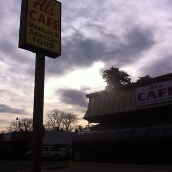 Al's Cafe - The outside sign of the restaurant - Mexican Near Me - Fresno, California