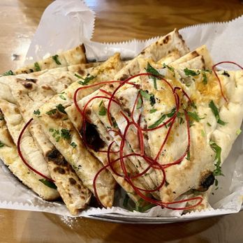 Kesar’s-An Indian Thali - Assorted Bread Basket - with Garlic Naan, Butter Naan and Roti - Indian Near Me - East Windsor, New Jersey Kesar’s-An Indian Thali - Assorted Bread Basket - with Garlic Naan, Butter Naan and Roti - Indian Near Me - East Windsor, New Jersey