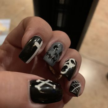 QT Nails - Kevin did Halloween nails for me today. So cool - Nail Salons Near Me - Orange, California QT Nails - Kevin did Halloween nails for me today. So cool - Nail Salons Near Me - Orange, California