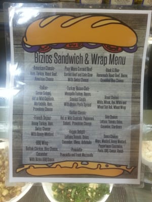 Menu photo 2 Bizios Fresh Market Olympia Fields, IL