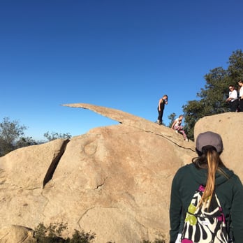 Potato Chip Rock - Not much of a line for us. - Hiking Near Me - Poway, California