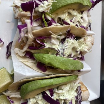 El Mariachi - Fish tacos with mahi-mahi and added guacamole - Mexican Near Me - Zion Crossroads, Virginia