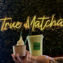 Coconut matcha, my favorite drink here Coconut matcha, my favorite drink here