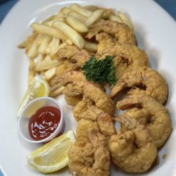 Fried shrimp platter$15.99