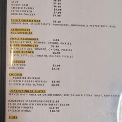Butter and Egg Grocery - Menu 5/20/23