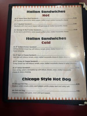 Menu photo 1 Chicago Pizza Company El Cajon, CA Menu photo 1 Chicago Pizza Company El Cajon, CA