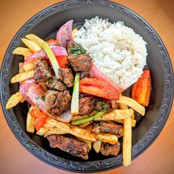 Sabor Peruvian Rotisserie Chicken - Lomo Saltado