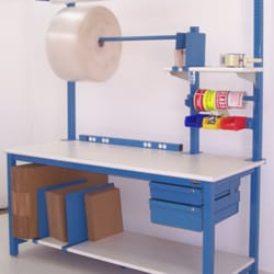 Bench Depot - The Kennedy Style Work Bench, Shown with Attachments
